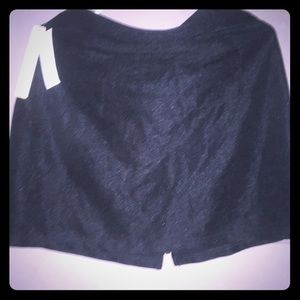 Woman’s black skirt